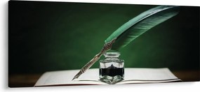 Tablou cu stilou sriind (120x50 cm)