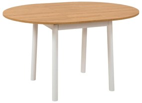 Set mobilier sufragerie Duvasa 6 (stejar + alb) (pentru 2 persoane). 1093756