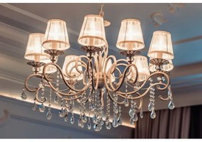 Lustră pe lanț Maytoni ARM247-10-G GRACE 10xE14/40W/230V