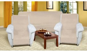 Bellatex Huse pentru canapea Korall micro bej, 150x 200 cm, 2 bucăți 65 x 150 cm