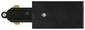 TRACKLIGHT SUPPLY CONNECTOR BK LEDV