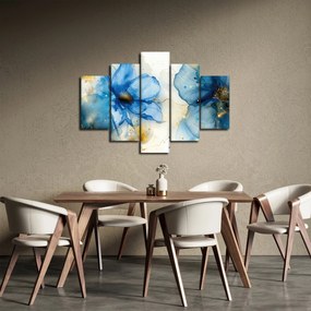 Tablou - Floral, pictură cu cerneală (150x105 cm)