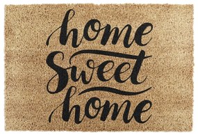 Covoraș de intrare din fibre de nucă de cocos 40x60 cm Home Sweet Home – Artsy Doormats