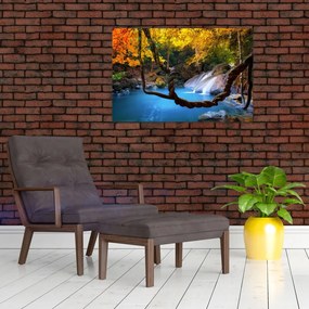 Tablou - Cascade din Asia (90x60 cm)