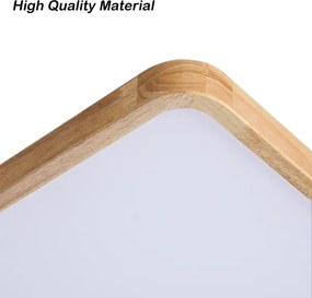BRILAGI - Corp de iluminat LED dimabil WOODLINE SQUARE LED/100W/230V stejar 80x80 cm + telecomandă