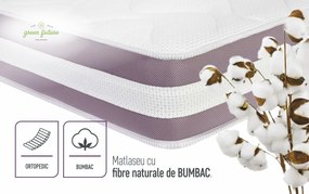 Saltea Argentum Healthguard Memory 12+3+4, 200x200 cm, H 21 cm, Ortopedica, Anatomica, Husa cu ioni de argint, Ventilatie 3D