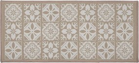 Covoraș de baie bej din material textil 50x120 cm Constantine – douceur d'intérieur