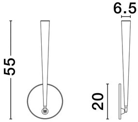 Lustra LED design ambiental EKEI alb