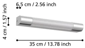 Eglo 98442 - Aplica LED pentru oglindă de baie TRAGACETE, 8W, 230V, IP44