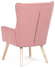 Fotoliu cu spătar înalt PINK2, roz