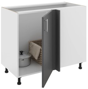 Corp Baza Colt Karo, Antracit/Alb, 98 x 50 x 80 cm