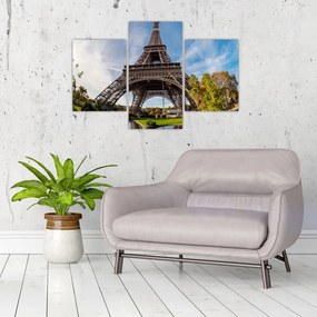 Tablou - Turnul Eiffel colorat (90x60 cm)