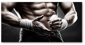 Tablou sticlă acrilică Clădire musculare