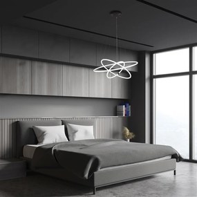 Pendul, Lustra suspendata cu 3 inele, design modern LED, Revolve