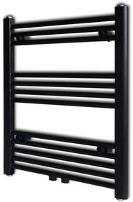 Radiator port-prosop încălzire centrală baie drept negru 600 x 764 mm