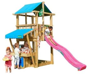 Spatiu de joaca di lemn - HUT-MINIMARKET jungle Gym