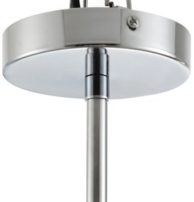 HOMCOM Candelabru Modern din Cristal Inaltime Reglabila, 44 Pandantive din Sticla