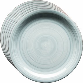 Set 6 farfurii plate Mäser Bel Tempo 27 cm, albastru deschis