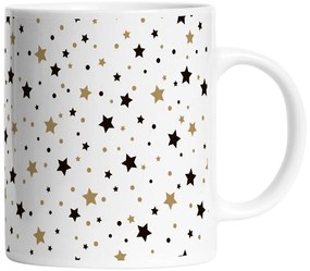 Cană albă din ceramică 330 ml cu model de Crăciun – Butter Kings