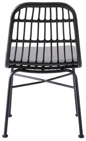 Scaun din ratan negru, LAPRO 401