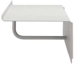 Cuier de perete gri deschis cu raft din oțel 21,5 cm A-Coat – Zone