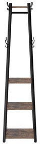Cuier vertical cu rafturi 43×43×180 cm