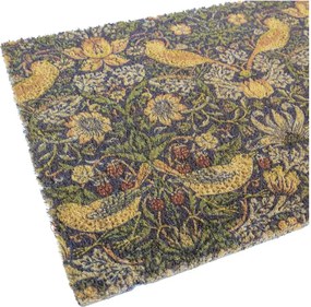 Covoraș de intrare din fibre de nucă de cocos 40x60 cm William Morris Strawberry Thief – Artsy Doormats