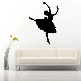 Sticker perete Silueta balerina