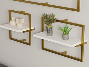 Raft Sabuni (alb + auriu) . 1096070