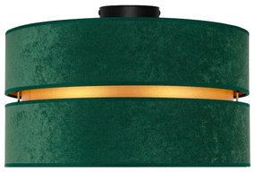 Plafonieră Duolla DUO 1xE27/40W/230V d. 40 cm verde/auriu