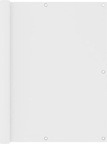 vidaXL Paravan de balcon, alb, 120 x 300 cm, țesătură oxford