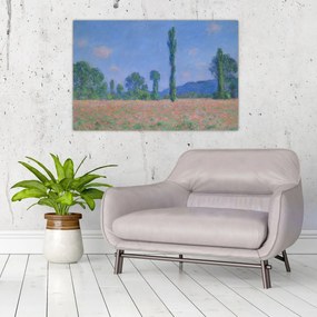 Tablou - Claude Monet, Poppy Field (Giverny), reproducere (90x60 cm)