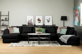 Colțar Scandinavian Choice F103403x212x90cm, Picioare: Lemn, Plastic