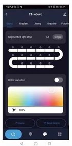 Bandă LED RGB dimabilă MUSIC 18W/230V 5m IP65 Wi-Fi Tuya Immax NEO 07734L + telecomandă