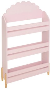 Bibliotecă pentru copii FJELLA, 61,5 x 18,5 x 100 cm, floare