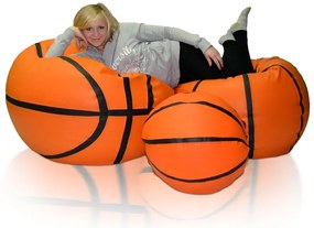Set fotolii puf Basketbal XXXL + XXL + L (portocaliu + negru). 1054539