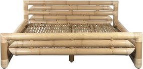 Pat din bambus și rattan, 180x200 cm, „Bali”