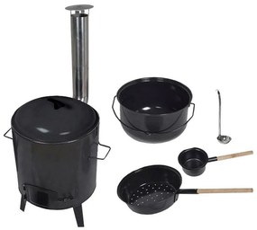 Set cazan 16 l cu propriul focar