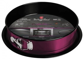 Tava pentru cuptor rotunda cu pereti detasabili Purple Eclipse Collection BerlingerHaus BH 6801