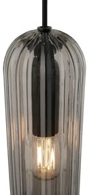 Nordlux - Lampă suspendată pe cablu MIELLA, 1xE27/25W/230V, fumurie