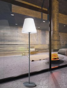 Lampadar de iluminat exterior IP44 HAVANA negru/alb