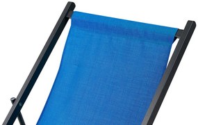 Șezlong Locza (albastru + Negru). 1080322