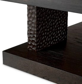 Masuta de cafea design LUX Bravon, Ebony oak veneer