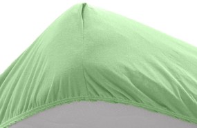 Cearsaf impermeabil JERSEY 70x140 cm, verde