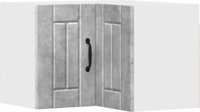 vidaXL Dulap de bucătărie Gri din beton 57 x 57 x 40 cm Lemn compozit