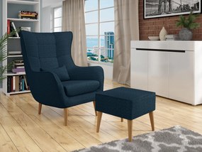 Fotoliu cu suport Flerance (Albastru închis) . Promo -17%. 1103800