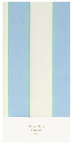 Față de masă 137x259 cm Pale Blue Stripe – Meri Meri