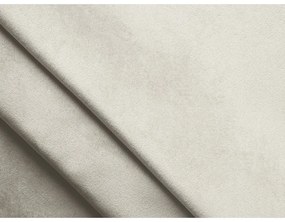 Pat matrimonial crem tapițat cu spațiu de depozitare cu somieră 180x200 cm Hauke – Makamii