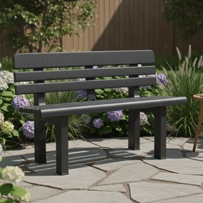 Bancă de grădină ORCHIDEA, 110x52x71cm, antracit I.P.A.E-Progarden