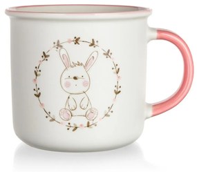 Set de 4 căni din ceramică Banquet BUNNY, 400 ml